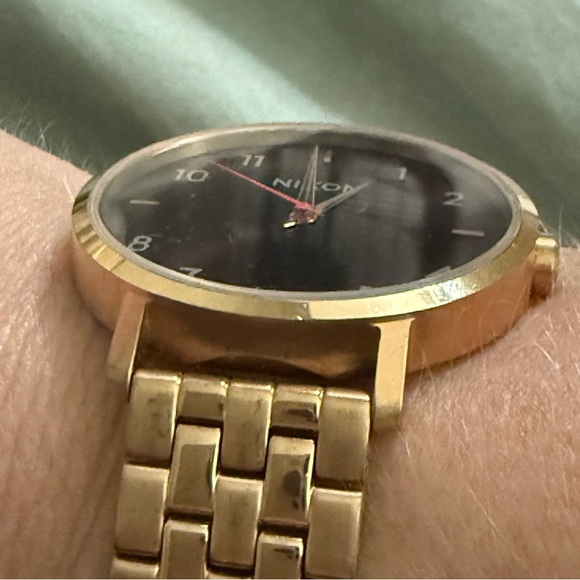 Nixon Arrow X The Mahogany Quartz Watch Black Dark Red Gold A1090-2617-00 main image 9